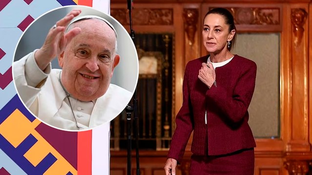 Claudia Sheinbaum sobre el Papa Francisco: Representa mucho para la humanidad y le desea pronta recuperación