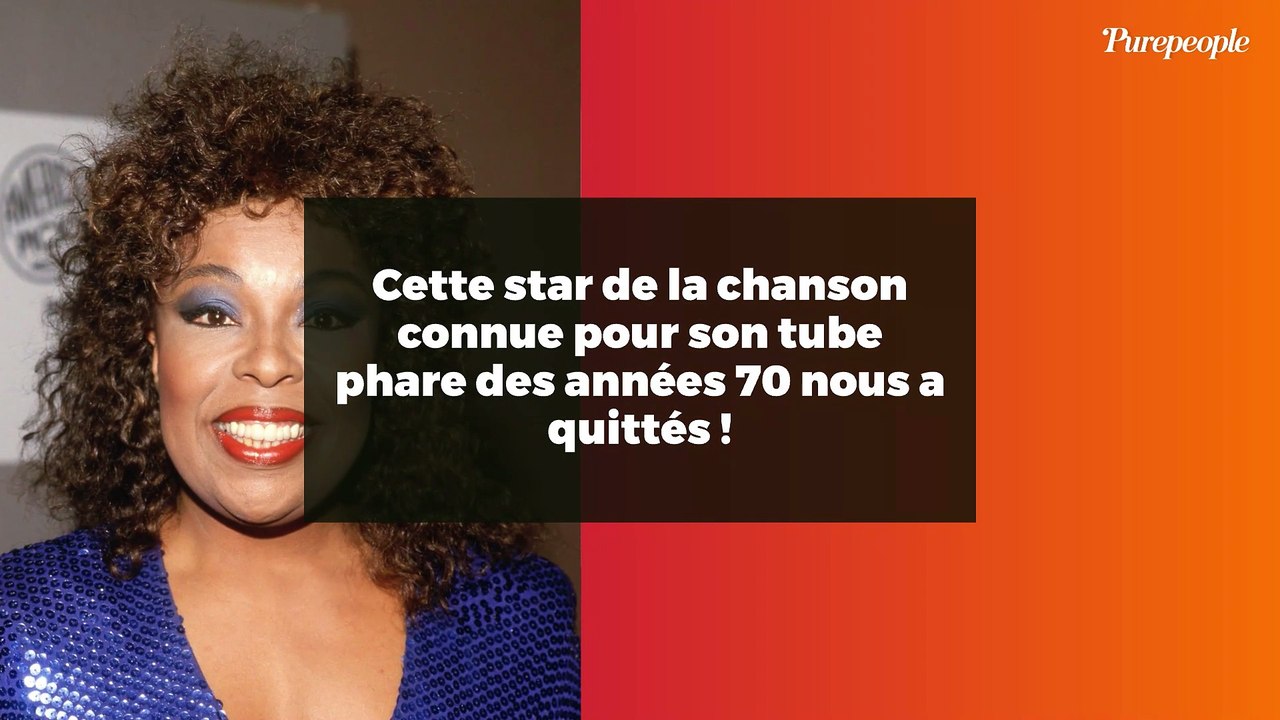 Cette star de la chanson connue pour son tube phare des années 70 nous a quittés !