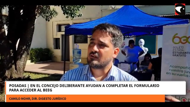 Posadas En el Concejo Deliberante ayudan a completar el formulario para acceder al BEEG