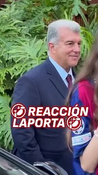 Viral reacción de Laporta cuando le piden que fiche a Haaland