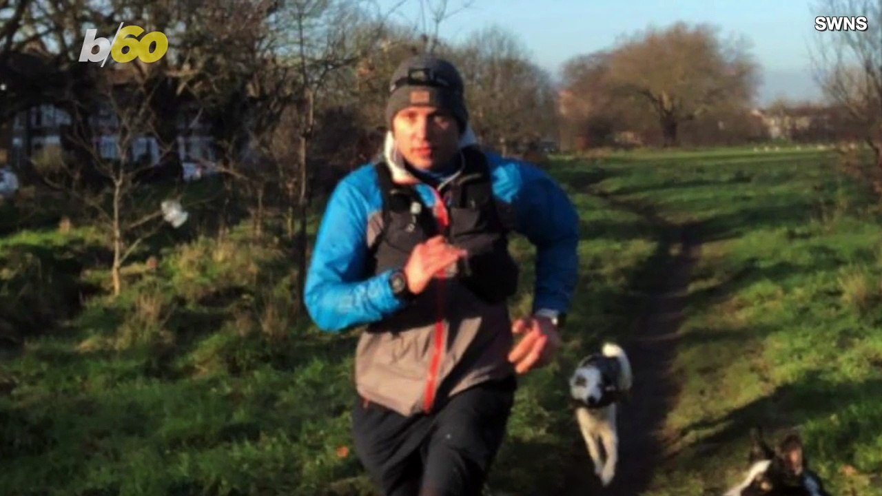 This Guy Runs a Marathon With His Dogs Every Morning Before Work!