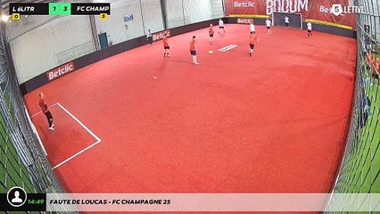 Faute de Loucas - FC Champagne 25