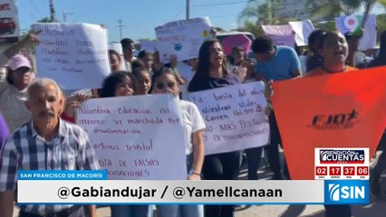Protestan por intoxicaciones de estudiantes en SFM  | Primera Emisión SIN