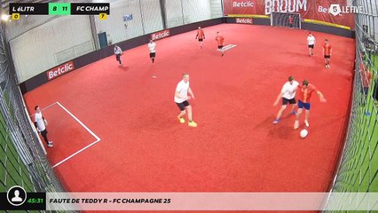 Faute de Teddy R - FC Champagne 25