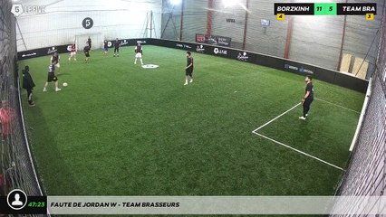 Faute de Jordan W - Team Brasseurs