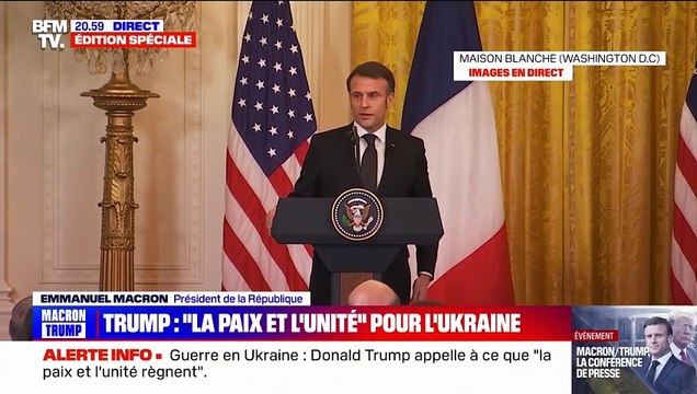 Négociations de fin de guerre en Ukraine: Emmanuel Macron salue des avancées substantielles