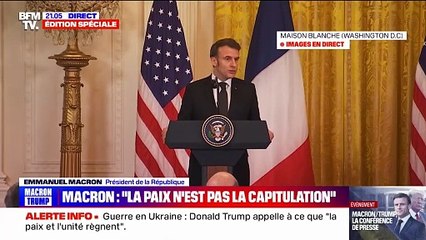 Emmanuel Macron: "Les Européens doivent encore faire davantage pour la sécurité de l'Europe"