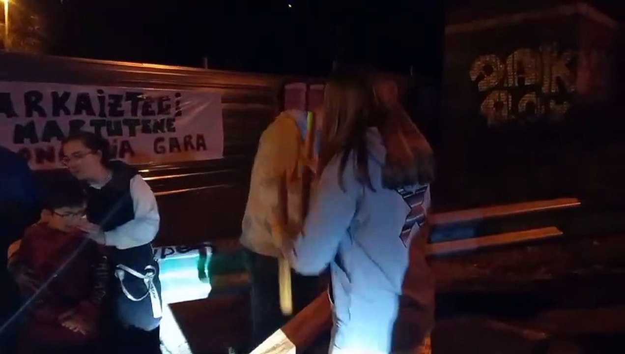 Concentración contra el aislamiento del Camino de Barkaiztegi