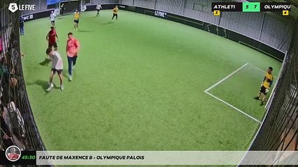 Faute de Maxence B - Olympique Palois
