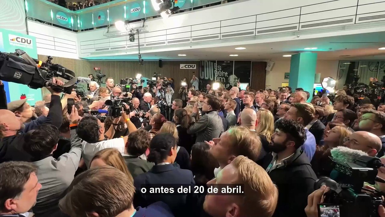 Merz da muestras de querer agilizar las negociaciones de coalición entre la CDU y el SPD