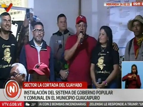 Ministro Ángel Prado lideró instalación del Sistema de Gobierno Popular en Miranda