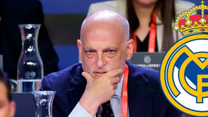 Real Madrid recibe un latigazo de Tebas: "Es un club llorón"