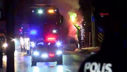 Fenerbahçe kafilesi tesislere geldi