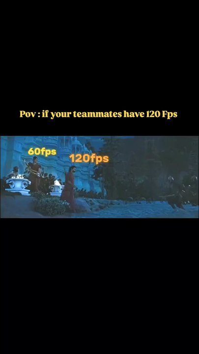 If your teammate have 120fps #pubg #viral