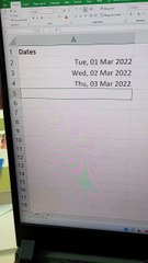 Excel Tips and Tricks - Dynamically Fill Date