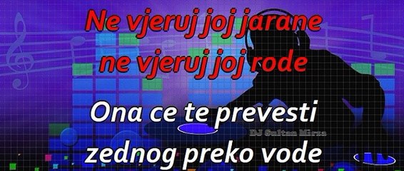 Ne vjeruj joj, jarane - Safet Isović (uživo karaoke)