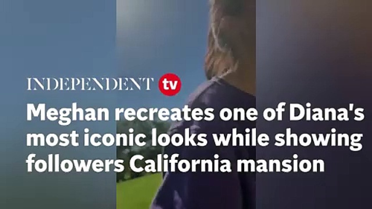 Meghan shares rare glimpse of Prince Archie’s American accent as she recreates iconic Diana look