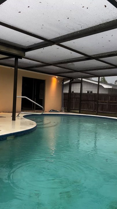 good evening Just  rainy night Shawn living life at 50 Welcome to my backyard Monday February 24 2025 64° here in Dunedin, Florida next to Clearwater have a great night  take care much love