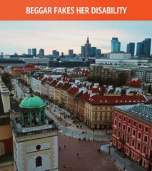 DramatizeMe Australia - Beggar fakes her disability - (HD)