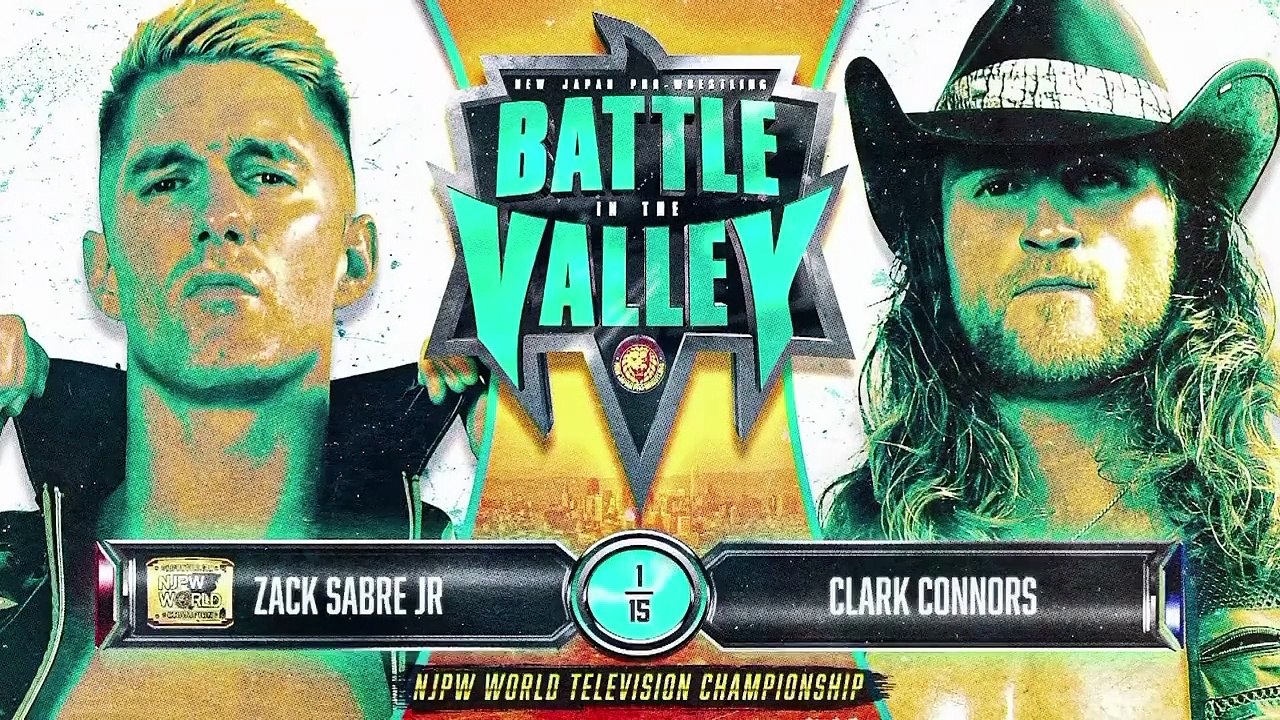 Zack Sabre Jr. vs Clark Connors - NJPW WORLD TELEVISION CHAMPIONSHIP: BATTLE IN THE VALLEY (2/18/2023)