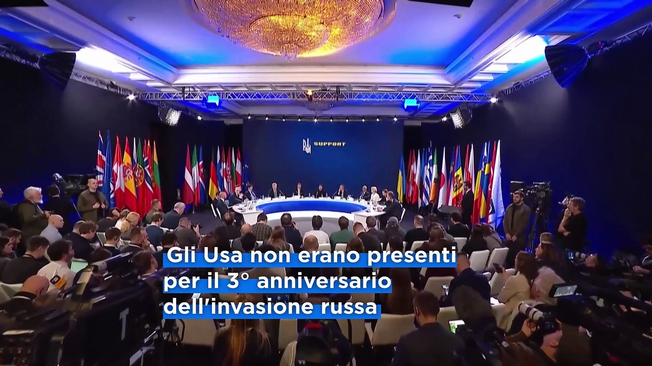 Ucraina, leader europei a Kiev: Ue pronta all'adesione dell'Ucraina come garanzia di sicurezza