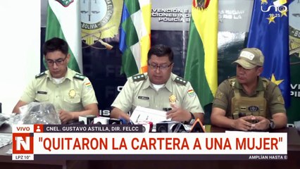 PRESENTAN A AUTORES DE ROBOS