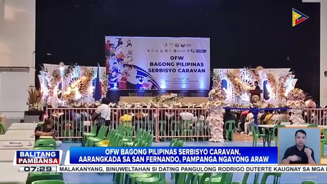 OFW Bagong Pilipinas Serbisyo Caravan, aarangkada sa San Fernando, Pampanga ngayong araw