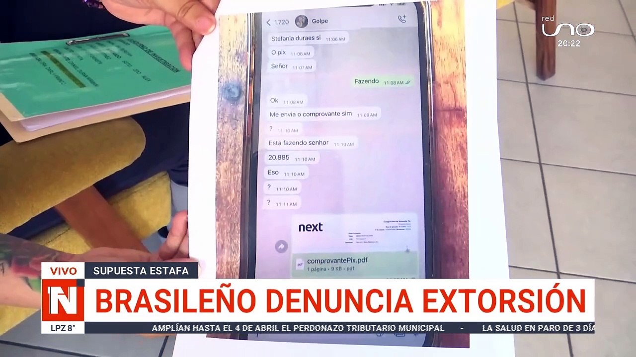 PRESUNTA EXTORSIÓN