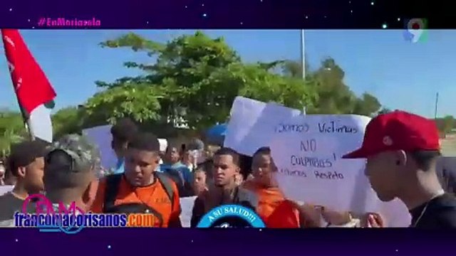 En La Diana: Protestas tras intoxicaciones en las escuelas en San Francisco de Macorís | ENM