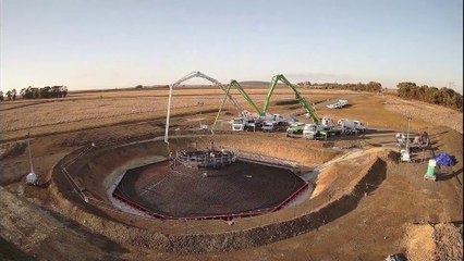Wambo Wind Farm: Behind the Scenes of the Concrete Pour 🌱