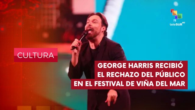 Polémica del rechazo hacia George Harris por el público en el Festival Viña del Mar en Chile CULTURA EDICIÓN CENTRAL 24-02-2025