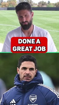 Olivier Giroud would LOVE to see Arteta win the Premier League with Arsenal