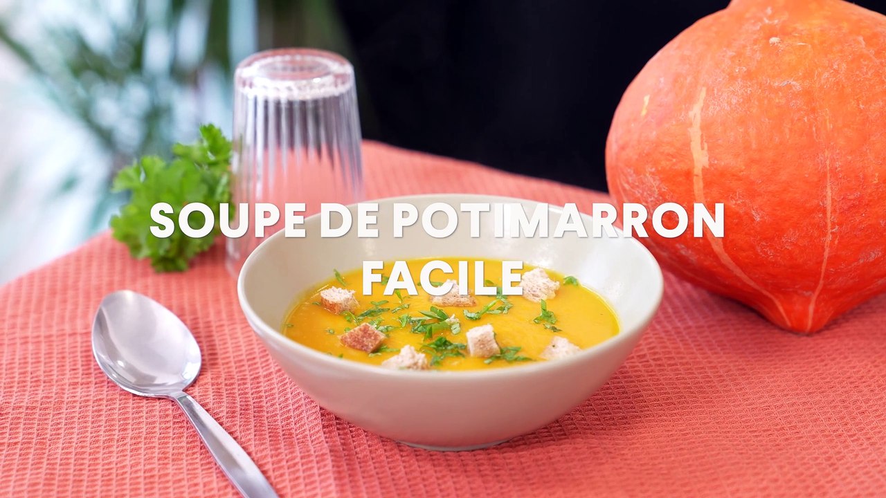 Soupe de potimarron facile