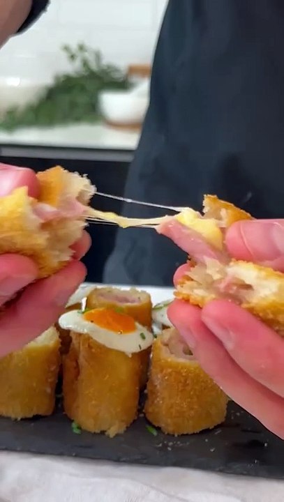 Mini croques roulés