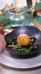 Oeuf mollet en croûte de Grana Padano