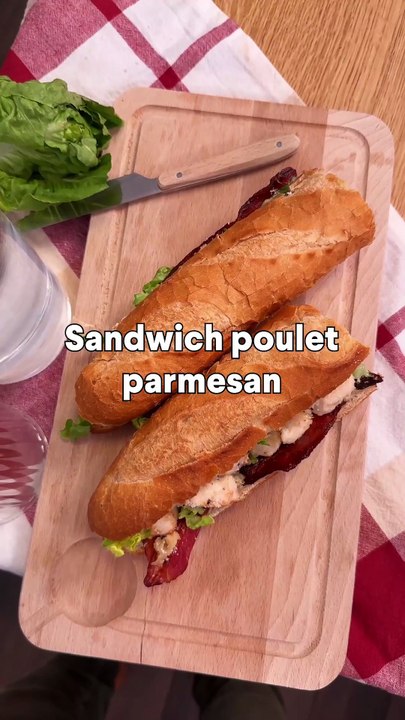 sandwich poulet parmesan