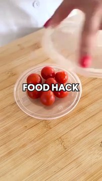 Food hack couper tomates cerises
