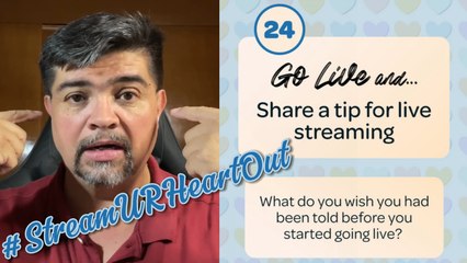 "Stream UR Heart Out" challenge, day 24