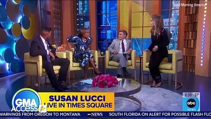 Michael Strahan DRENCHED By Susan Lucci On Live TV In Soap Opera Fight Demo
