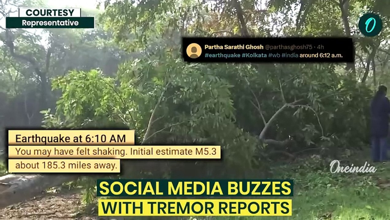 Earthquake tracker near kolkata west bengal