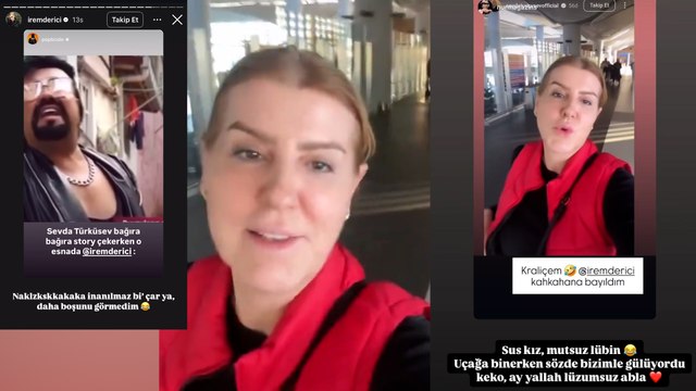 Uçakta karşılaşan AKP'li Sevda Türküsev ile İrem Derici arasında kriz çıktı!
