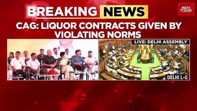 Several AAP MLAs suspended amid uproar in Delhi Assembly over tabling of CAG report