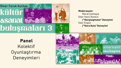 Panel: Kolektif Oyunlaştırma Deneyimleri - Ömer Faruk Kurhan Kültür ve Sanat Buluşmaları 2024
