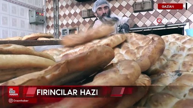 Gaziantep'te Ramazan pidesi için fırınlar hazır
