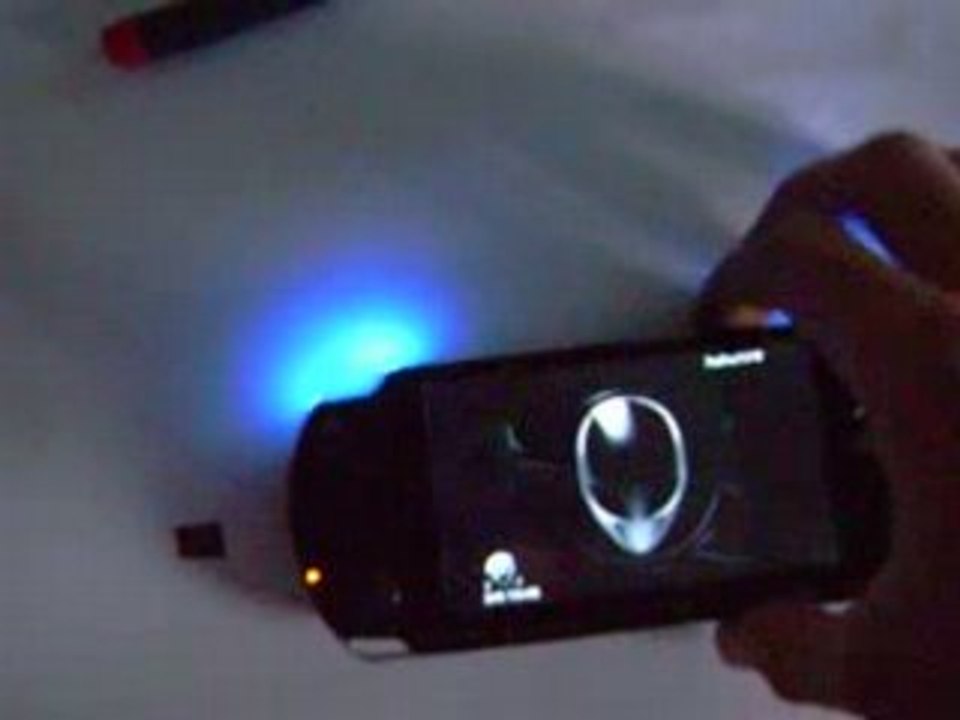psp blue button