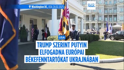 Trump szerint Putyin elfogad európai békefenntartókat Ukrajnában