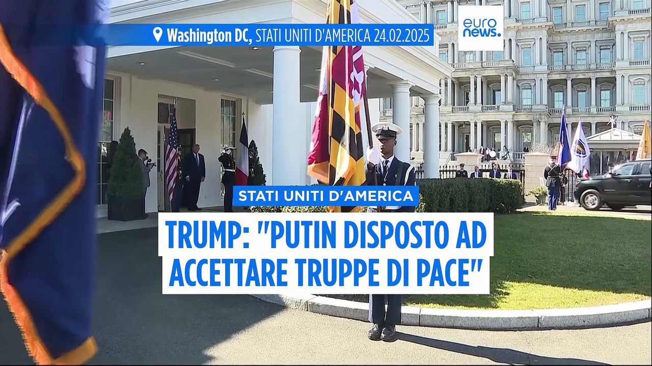 Ucraina, Trump a Macron: Putin accetterà forze di pace europee, guerra finirà presto