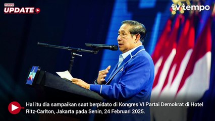 SBY: 10 Tahun Saya Presiden, Tidak Pernah Terlintas untuk Cawe-cawe