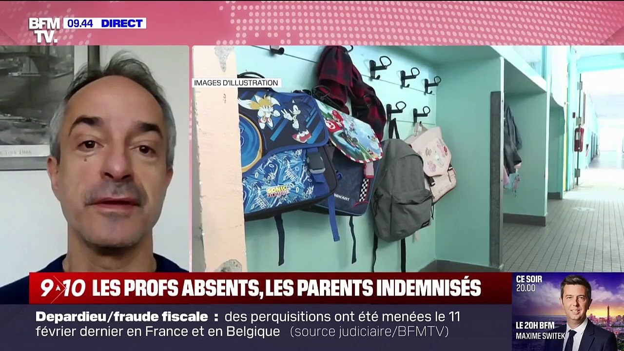 Profs absents, parents indemnisés: "À ce prix-là, l'État est gagnant", estime le porte-parole national de la Peep