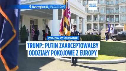 Trump twierdzi, że Putin zmienił zdanie w sprawie europejskich sił pokojowych w Ukrainie